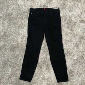 EC SPANX Black Pull On Skinny Jeans - Size Large